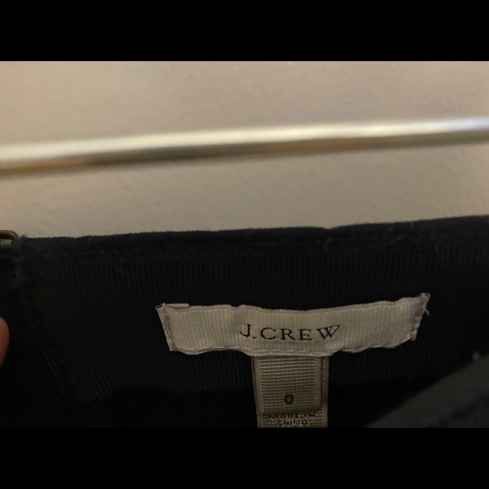J crew mini skirt. Navy blue
